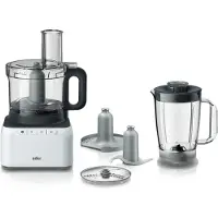 Braun PurEase Kompakt-Küchenmaschine FP 3131 WH FP3131WH