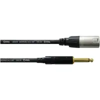 Cordial CCM 5 MP, XLR (3-pin), Männlich, 6.35mm, Männlich, 5 m, Schwarz