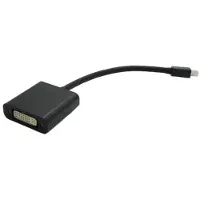 Value Mini DisplayPort-DVI Adapter, Mini DP ST - DVI BU