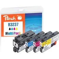 Peach 321008, Schwarz, Cyan, Magenta, Gelb, 65 ml, 18 ml, 4 Stück(e), Multipack