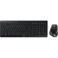 Cherry STREAM DESKTOP COMFORT, Kabellos, RF Wireless, Scherenschalter, QWERTZ, Schwarz, Maus enthalten