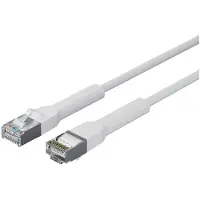 Lanview LV-6AFTP-FLEX-ANG-0025W, 0,25 m, Cat6a, U/FTP (STP), RJ-45, RJ-45, Weiß