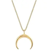 Elli Halskette Sichel Mond Luna Astro 925 Sterling Silber Elli Gold