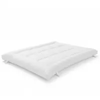11.11 SRLS The White Stone Topper 180x200 cm aus 800 g/m² | Gepolsterter Matratzenschoner mit Wattekugelfüllung und atmungsaktivem Mikrofaserbezug | Extra Komfort und Volumen