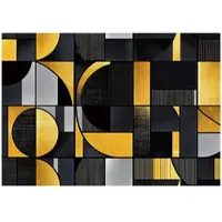 WALLARENA FOTOTAPETE Abstrakt Geometrisch Vlies Tapete Wohnzimmer 150x105
