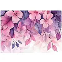 WALLARENA FOTOTAPETE Blumen Rosa Wohnzimmer Vlies Tapete 150x105