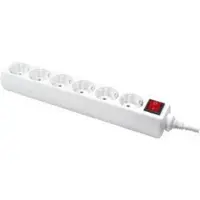 Logilink LPS202, 1,5 m, IP20, Weiß, TUV / GS, 6 AC-Ausgänge, 250 V