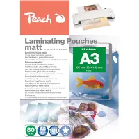 Peach S-PP580-15, Transparent, Matt, A3, Thermodruck, 0,08 mm, 100 Stück(e)