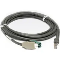 Zebra USB CBL POWER+ Cable USB, 457.2 cm (15 ft.), straight, Power Plus Connector