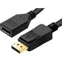 Microconnect DP-MFG-100, 1 m, DisplayPort, DisplayPort, Stecker, Buchse, 2560 x 1600 Pixel