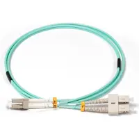 Lenovo Glasfaserkabel OM3 LC-LC 1m Türkis 00MN502 für Netzwerke und Server