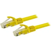 StarTech.com .com 7,5m CAT6-Kabel - gelbes CAT6-Patchkabel - Snagless RJ45-Steckverbinder - ETL, 7,5 m, Cat6, U/UTP (UTP), RJ-45, RJ-45, Gelb