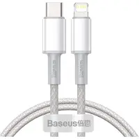 Akkukauppa CATLGD-02, 1 m, Lightning, USB C, Männlich, Männlich, Weiß