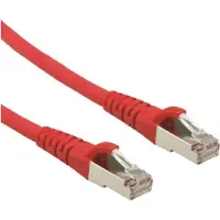 Roline Patchkabel Cat.6A S/FTP (PiMF), Component Level, LSOH, rot, 7,5 m