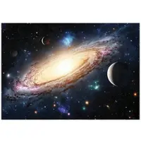 WALLARENA FOTOTAPETE Kinderzimmer Galaxie Kosmos Kindertapete 400x280