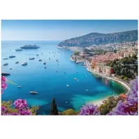 WALLARENA FOTOTAPETE Landschaft Berge Ozean Stadt Wohnzimmer 350x250