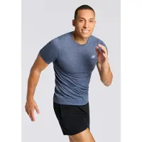 New Balance T-Shirt "Sport Essentials Heathertech T-Shirt" sportliches T-Shirt, für Laufaktivitäten, aus Polyester und Baumwolle