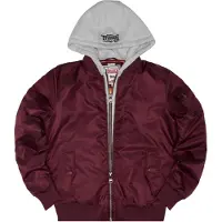 Lonsdale Herren Jacke mit Kapuze schmale Passform CLIFTON ALL SEASONS Oxblood XXL