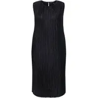 Ulla Popken Midikleid in schwarz | Gr.: 62/64