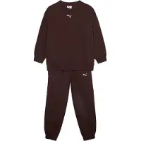 Puma Trainingsanzug "LOUNGEWEAR OVERSIZED SWEAT SUIT FL G" 2 mit elastischem Bund, mit gerippten Bündchen, mit Seitentaschen
