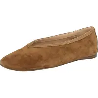 Steve madden Leni Flat Shoes Chestnut Suede Größe: 41 | Ballerinas Outlet | Damen | Braun