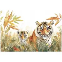 WALLARENA FOTOTAPETE Kinderzimmer Tiere Tiger 250x175