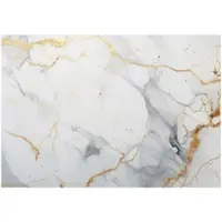 WALLARENA FOTOTAPETE Marmor Abstraktion Gold Weiß Wohnzimmer Vliestapete 200x140