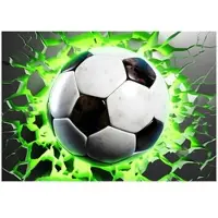 WALLARENA FOTOTAPETE Fußball Kinderzimmer Vliestapete Tapete 350x250