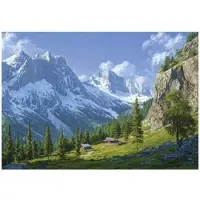 WALLARENA FOTOTAPETE 3D Effekt Berge Landschaft Wohnzimmer 400x280