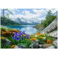 WALLARENA FOTOTAPETE Landschaft Natur Berge Vlies Tapete Wohnzimmer 300x210