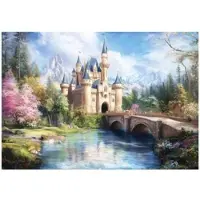 WALLARENA FOTOTAPETE Kinderzimmer Mädchen Schloss 400x280