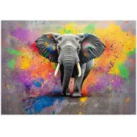 WALLARENA FOTOTAPETE Kinderzimmer Elefant Tiere 150x105
