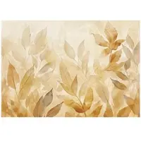 WALLARENA FOTOTAPETE Blätter Gold Natur Vlies Tapete Wohnzimmer Schlafzimmer 200x140
