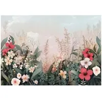 WALLARENA FOTOTAPETE Blumenwiese Schlafzimmer 200x140