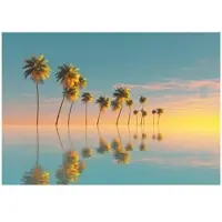 WALLARENA FOTOTAPETE 3D Effekt Strand Meer Karibik Wohnzimmer 150x105