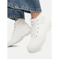 Palladium Pampa Hi Frauen Vegane Schnürung Le wand Stiefelette Weiß – undefined / Weiß