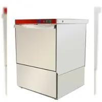 Silver Silver50PLUS-3-DET Geschirrspüler mit quadratischem Korb, 50 cm. Doppelter Spender. Nutzbare Türhöhe: 34 cm. (BxTxH) 55x60x82,5 cm.