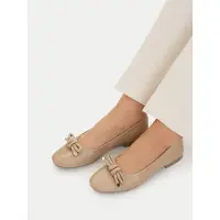 U.S. POLO ASSN. Ballerinas U.S. Polo Assn. EO-OXANA001W/6L1 Hellbeige 36