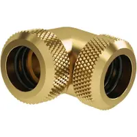 BARROW Multi-Link Adapter 90 Grad 12mm AD auf 12mm AD Hardtube - gold