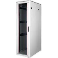 Roline ROTRONIC-19 Zoll Netzwerkschrank Pro 42 HE 600x1000 BxT Glastür grau
