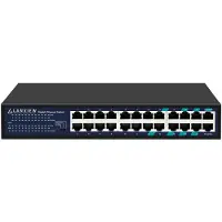 Lanview LVN-1U-24PORT-1G, Unmanaged, Gigabit Ethernet (10/100/1000), Vollduplex