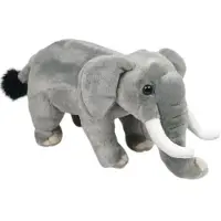 Dubi Plusz Stehender Elefant als Plüschtier 20 cm