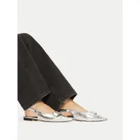 Badura Ballerinas HIBISCUS-LT593-911 Silberfarben