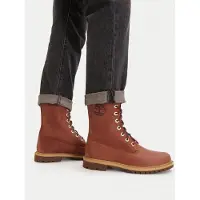 Timberland Schnürschuhe Premium 8-Inch Waterproof TB0A43MXEM41 Braun 37.5