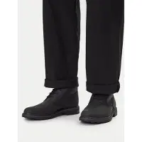 Clarks Schnürschuhe Newford Mid 26183381 Schwarz