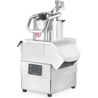 Sammic Gemüseschneider CA-41 230/50/1 - 200-650 kg/h, 205 mm Scheibe, Edelstahl, seitlicher Auswurf, Hochleistungskopf, Schuko 2P+G Anschluss