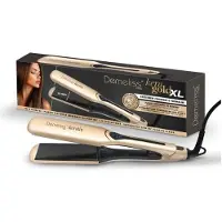 Saint Algue Haarglätter ? ? Demeliss Kera-GOLD XL ? Breite 45-mm-Keratinplatten ? 14 Temperaturstufen ? Digitalanzeige