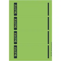 Leitz Rückenschilder kurz, PC-beschriftbar, Rückenbreite 80 mm, selbstklebend, 100 St., grün