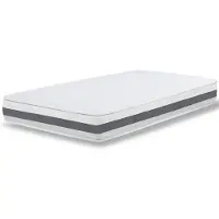 11.11 SRLS The White Stone Matratze 130x190 cm aus hypoallergenem Waterfoam, 20 cm | Wattierung aus Vlies und Bezug aus atmungsaktivem 3D-Gewebe, anti-milben und antifungizid | Hergestellt in Italien