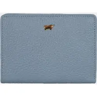 Braun Büffel Portemonnaie ALESSIA Mini Geldbörse 8 Kartenfächer blau Damen - Leder